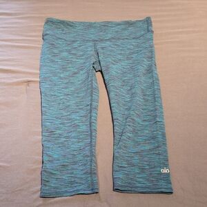 ALO Yoga Teal Capris